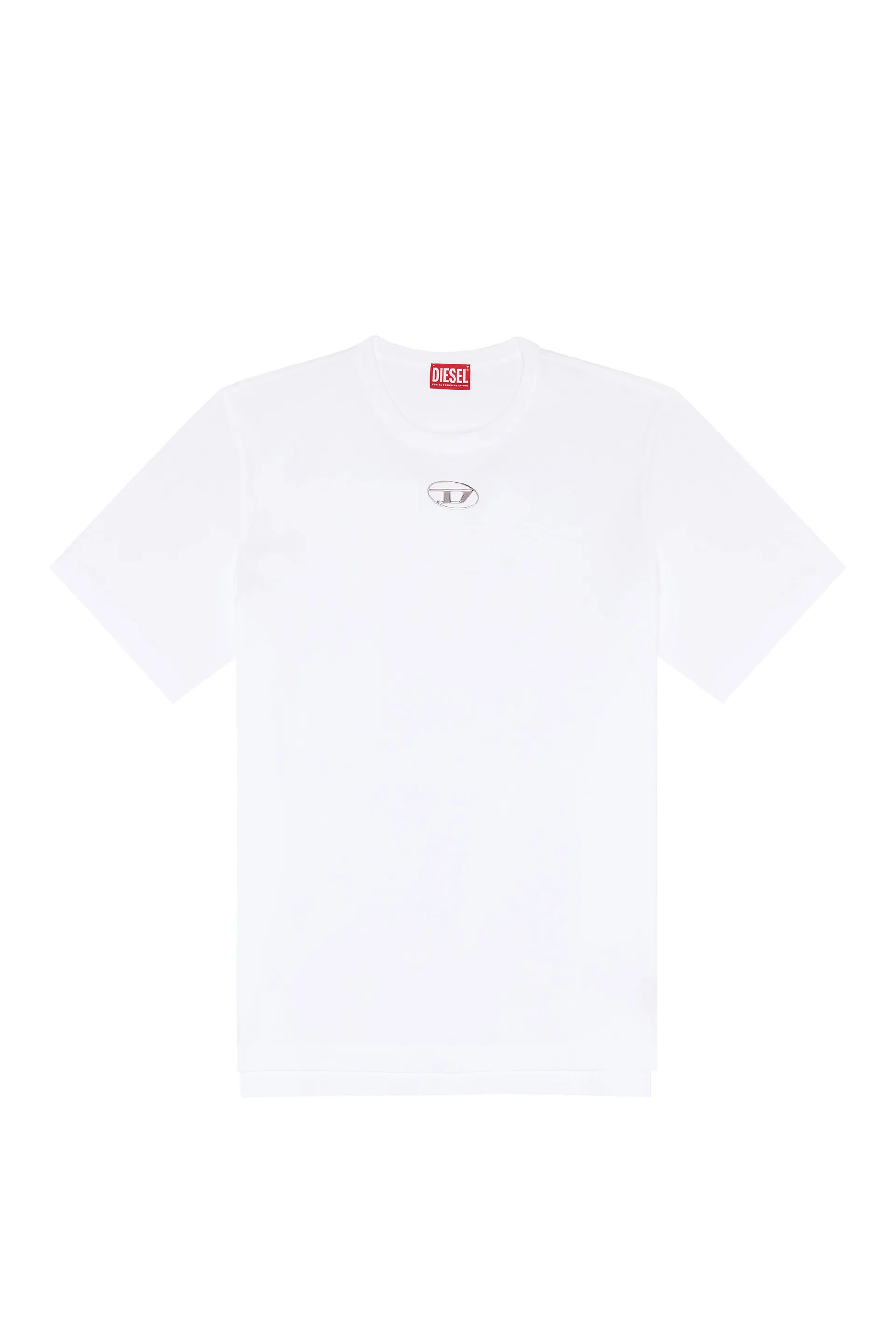 T-shirt with metallic Oval D