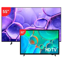 COMBO SAMSUNG 55" UHD 4K (UN55U8000FP) + 32" LED FHD (UN32H500FPCZE)