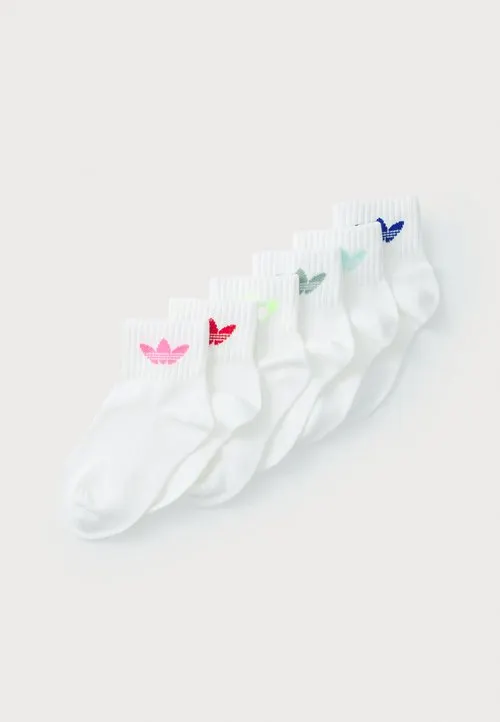 KIDS SOCK 6 PACK UNISEX - Sokker - lucid pink/better scarlet/signal green/bright yellow