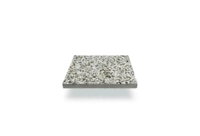 Lastra di cemento Ghiaino lavato grigio L 50 x L 50 cm, spessore 38 mm