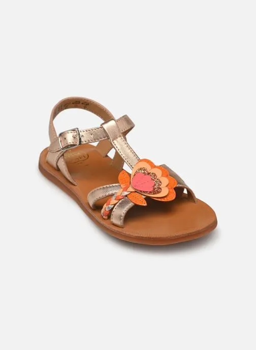 Sandalen PLAGETTE ALTO meisjes zilver