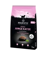 MAJESTIC Kitten mit frischem Geflügel, Fisch 4 kg