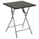 Table pliante BASIC métal noire 60x75x60cm