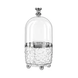 Rotating Makeup Organizer - Transparent Brush Holder