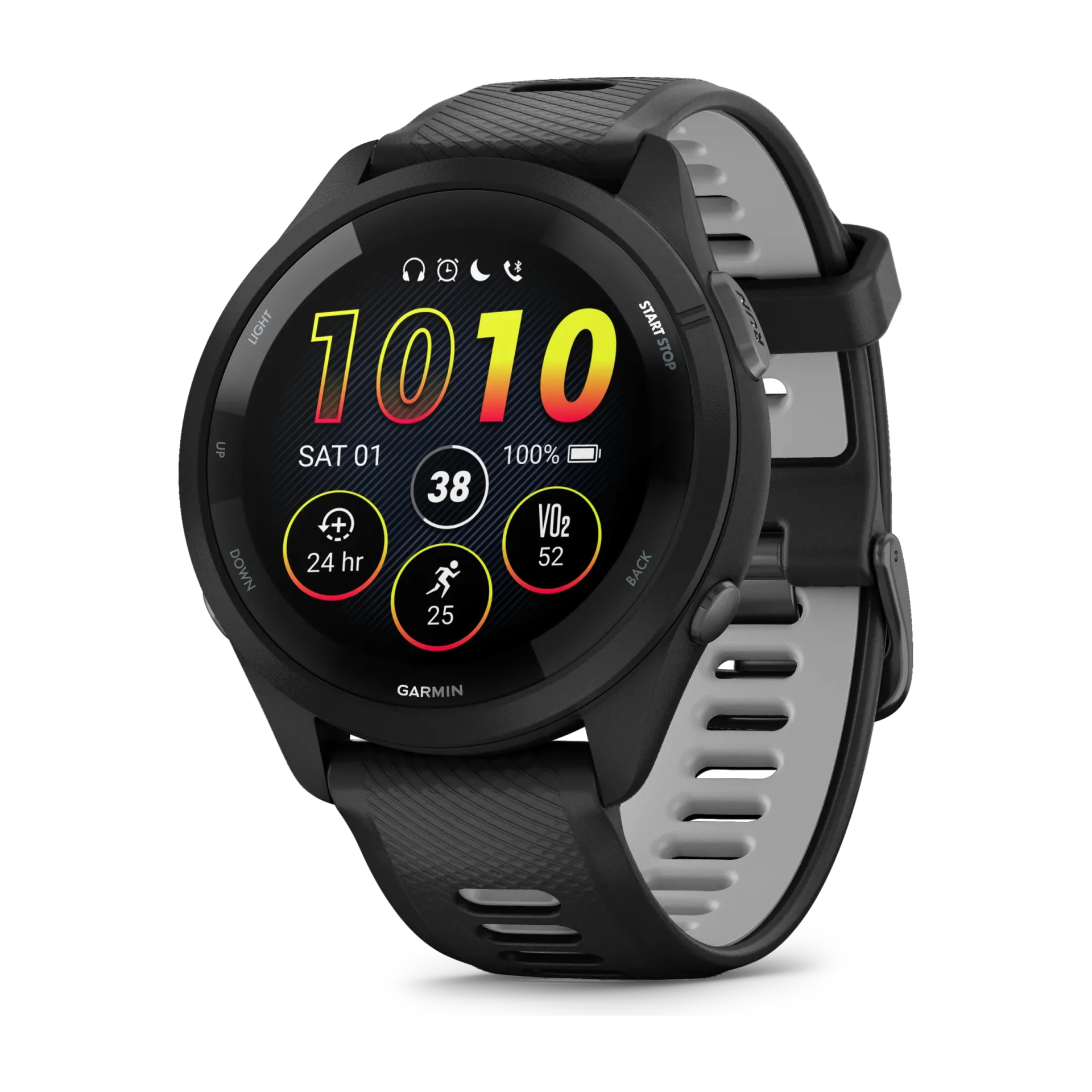 Garmin Forerunner 265 GPS-løpesmartklokke, svart