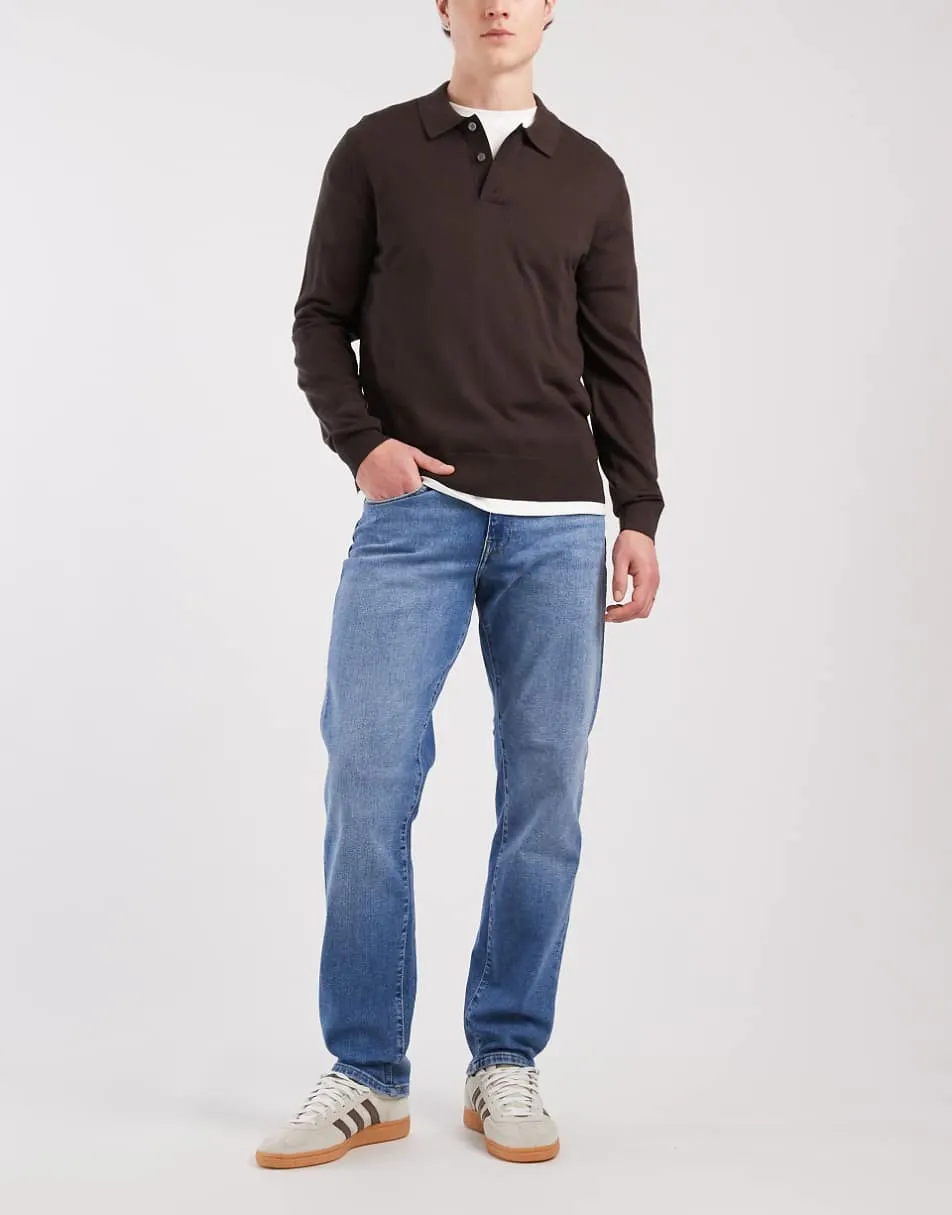 ONLY & SONS Weft regular fit jeans in light blue