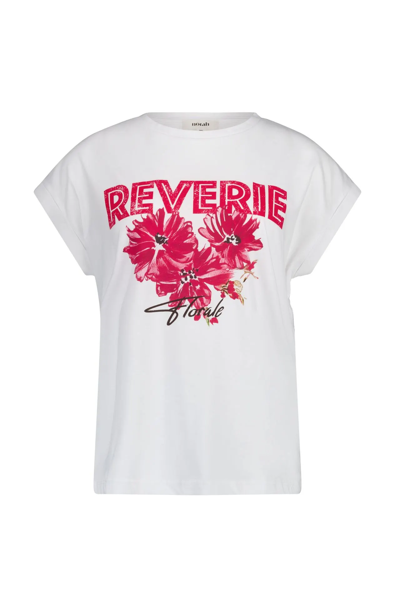 Wit/roze shirt "Reverie"