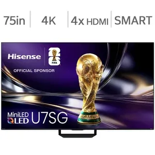 Hisense 75" Class - U7SG Series - 4K QLED Mini LED TV