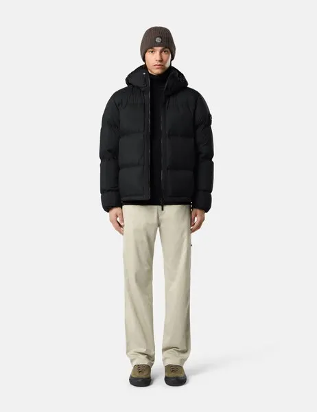 4100013 Matt Ripstop Cordura® Advanced Fabrics Tear-resistant Down Jacket Black