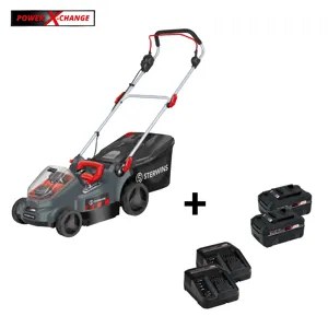 Tagliaerba a batteria STERWINS Powerxchange 36V L 37.5 cm, 2 batterie incluse