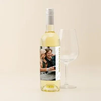 Condado Real | Verdejo - Viura | Gefeliciteerd met eigen foto | 750 ml