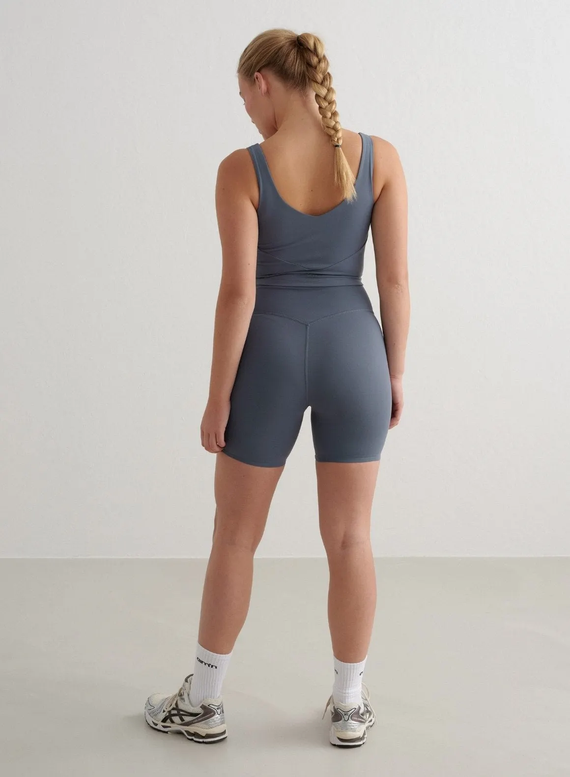 Storm Blue Sense Midi Biker Shorts