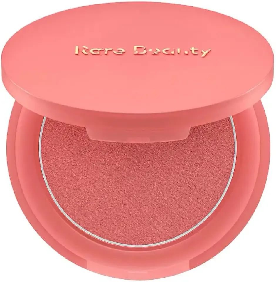Soft Pinch Matte Bouncy Blush, Happy Cool Pink, Cream-to-Powder, Vegan, Cruelty-Free, Matte Finish | Color: Hope - nude mauve | Size 0.22 oz / 6.4 g