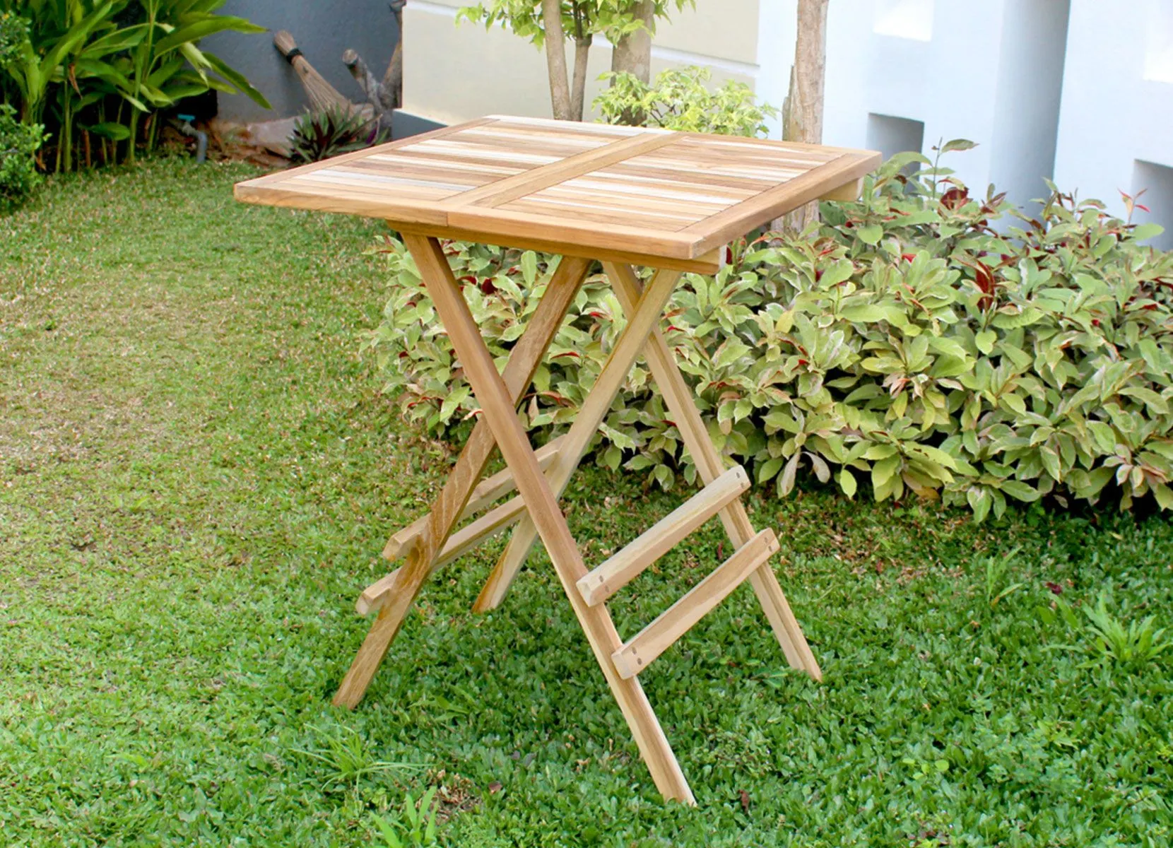 Teak-Klapptisch Natur unbehandelt