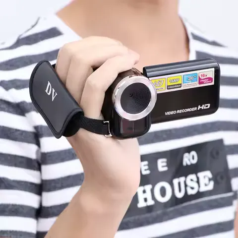 Mini Video Dv Camcorder 16 Million Digital Camera 2.0 Inch Screen LED Flash 16X Digital Zoom for Sports Concerts and