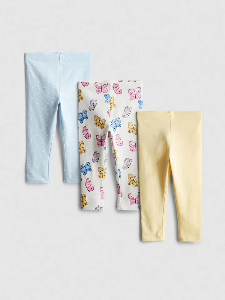 0–36 mois | Lot de 3 leggings variés