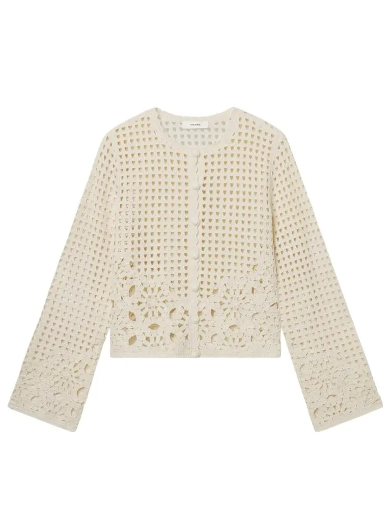 The Postcard Cardi - Hvit