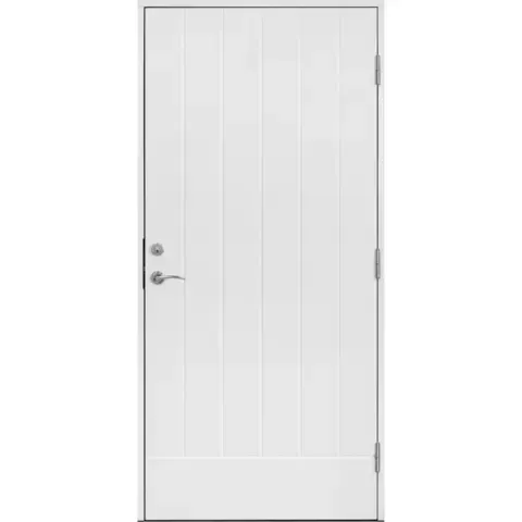 Ytterdør tradisjon tett sporfrest 100x210 høyre hvit ncs s0502-y