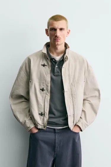 CROPPED FIT FIREMAN CLASP JACKET