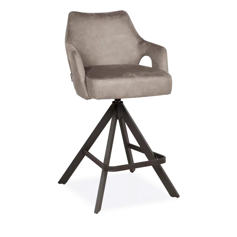 Barstoel Charlie (draaibaar) - Oxx Clay