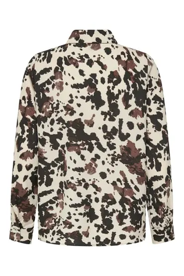 Camisa de manga larga estampada