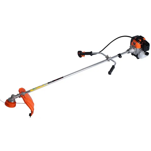 Decespugliatore a braccia con motore a scoppio da 55cc impugnatura in alluminio