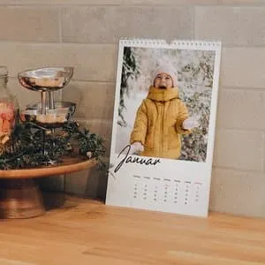 Fotokalender | A4 | Håndskrift