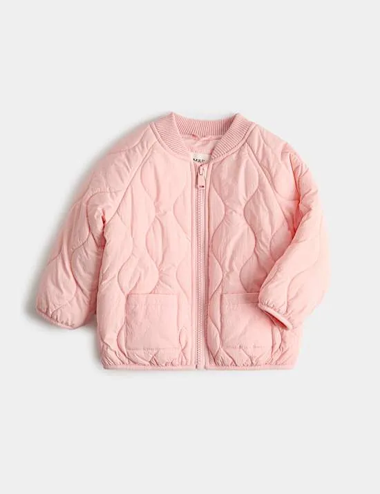 Leichte wattierte Steppjacke (0–5 Jahre)