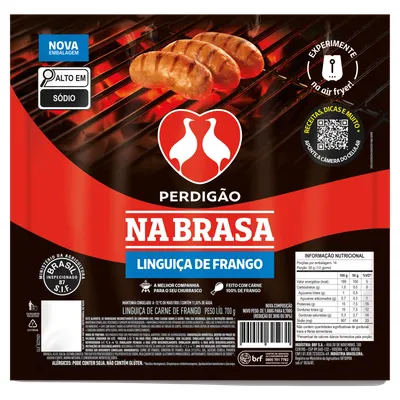 linguiça de frango perdigão na brasa 700g