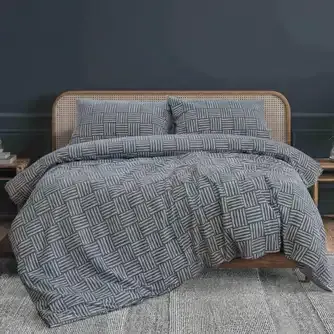 Ardor Boudoir Fletcher Printed Quilted Duvet Cover Set