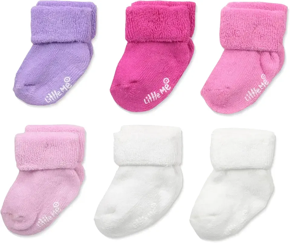 baby-girls 6 Pack Variety Socks