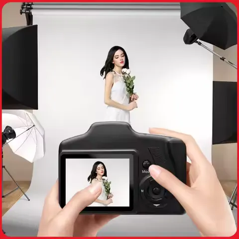 2.4 İnç LCD Ekranlı 16MP Dijital Kamera, Fotoğraf ve Video Çekimi için 16X Dijital Zoom Özellikli Vlog Kamerası