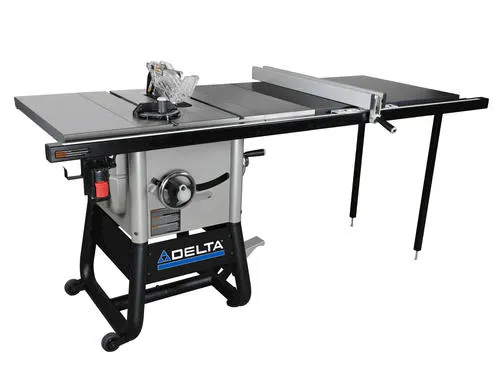 Delta® 10" Contractor Table Saw with 52" Right Rip and Cast-Iron Wings