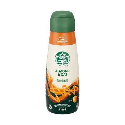 Almond And Oat Non Dairy Caramel Macchiato Coffee Enhancer
