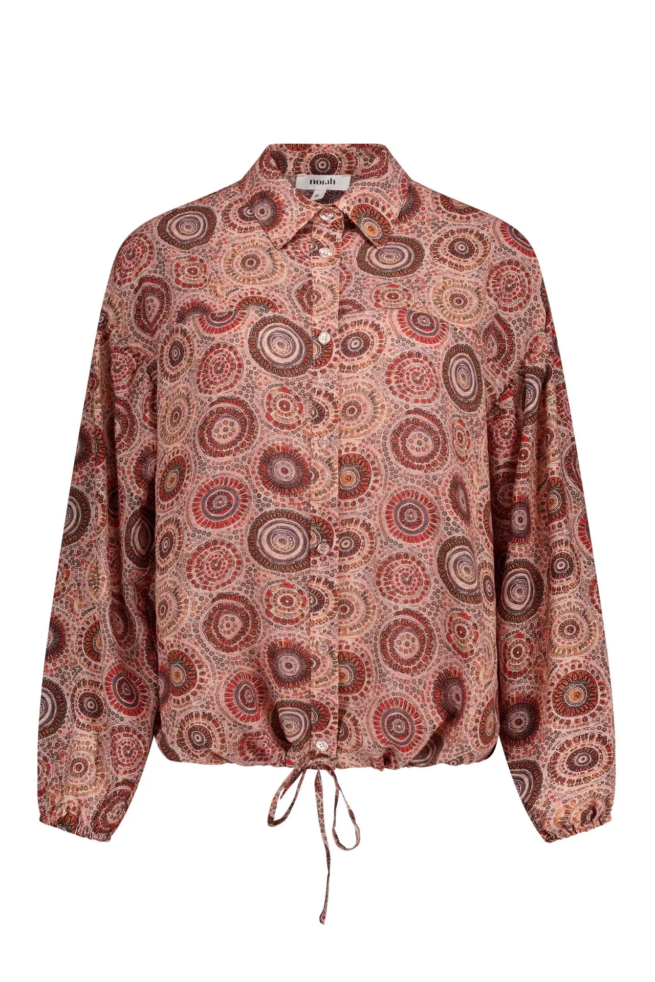 Kleurrijke blouse met grafische print