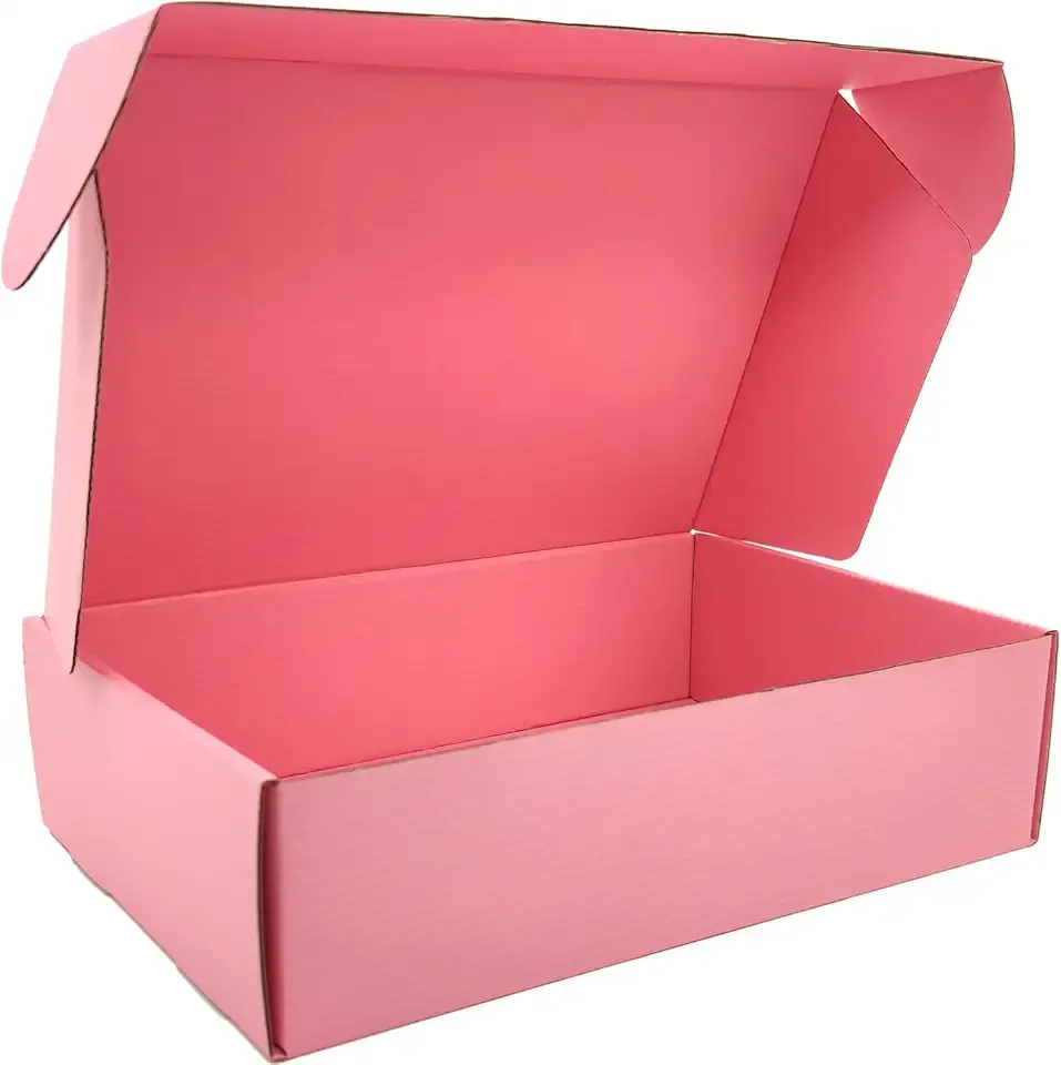 Pink Shipping Boxes for Small Business Pack of 20-12x9x4 inches Cardboard Corrugated Mailer Boxes for Shipping Packaging Craft Gifts Giving Products