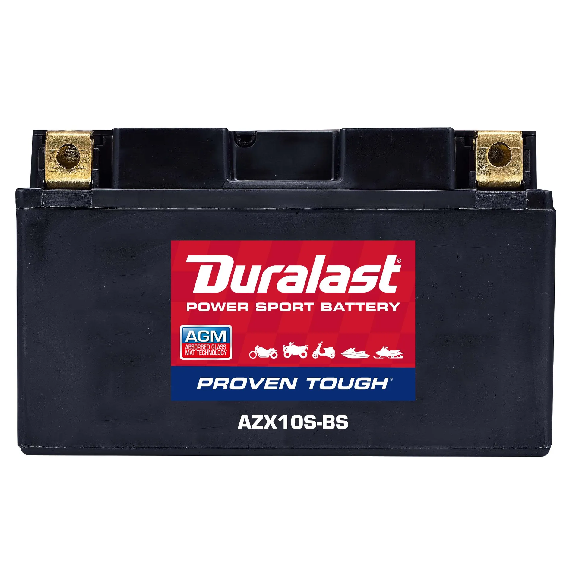 Duralast Powersport Absorbed Glass Mat (AGM) Battery AZX10S-BS