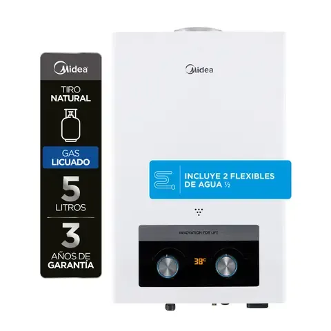 Calefont 5 Litros Tiro Natural Gas Licuado
