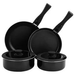 Ovela Moderno 4 Piece Non-Stick Induction Cookware Set with Removable Handles