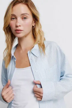 Camisa oversize rayas