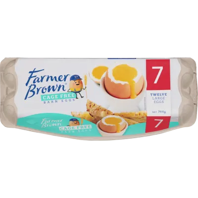 Farmer Brown Cage-Free Barn Size 7 Eggs