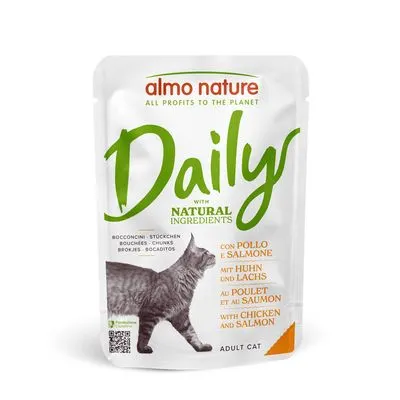 Lot Almo Nature Daily 48 x 70 g pour chat