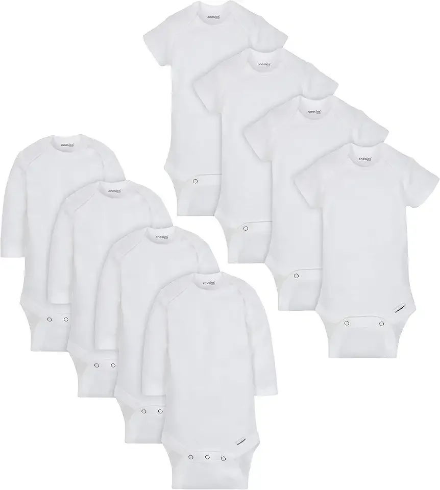 unisex-baby 8-pack Short Sleeve Mix & Match Bodysuits