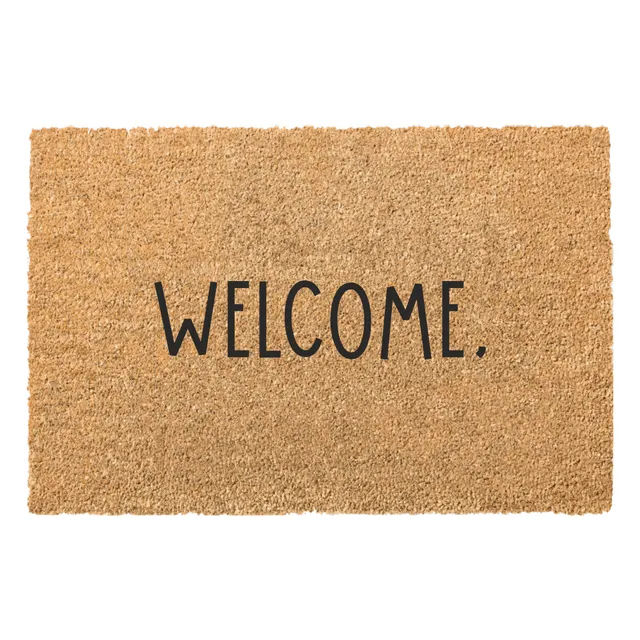 Zerbino Easy welcome in cocco beige, L 40 x L 60 cm