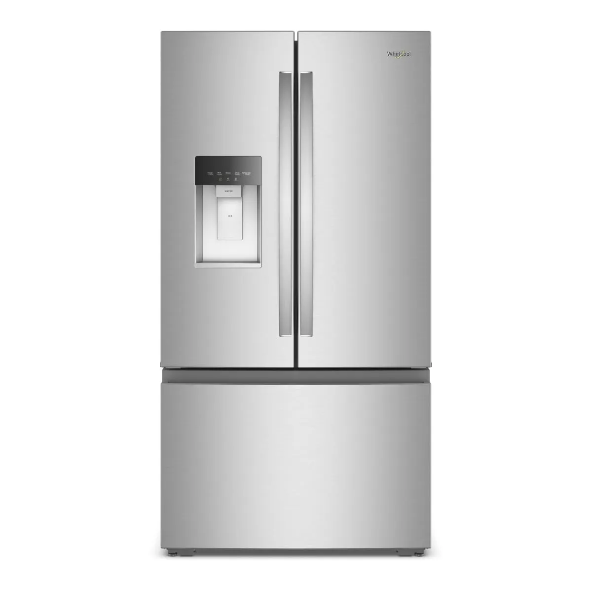 Counter-Depth 23.4-cu ft 3 -Door 36-in Wide French Door Refrigerator with Dual Ice Maker ( Fingerprint-Resistant Stainless Finish ) ENERGY STAR Certified