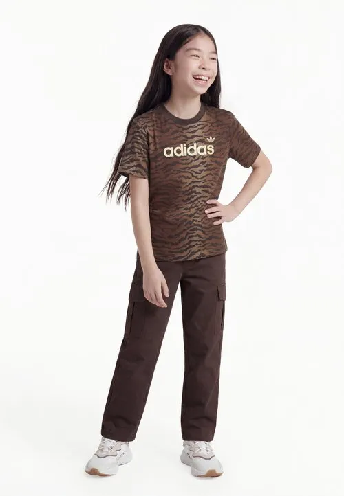 TEE JUNIOR UNISEX - T-shirts med print - night brown