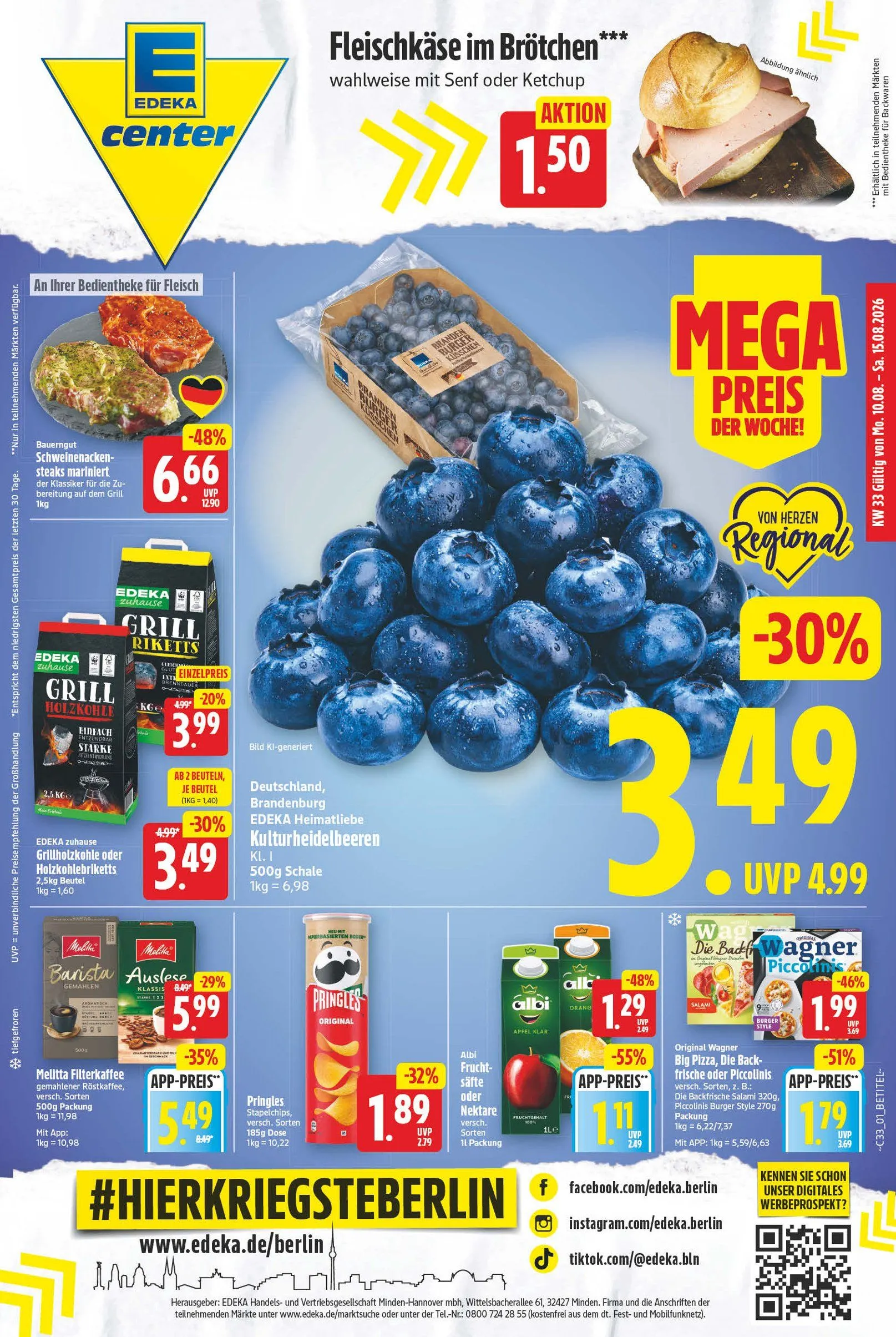 Edeka — 2026-08-10 von 10. August bis 25. August 2026 - Prospekt seite 1