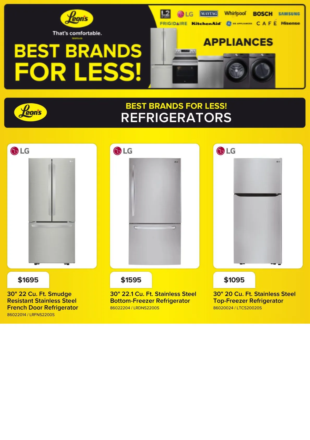 Leon's — 2026-08-13 from August 13 to August 20 2026 - flyer page 