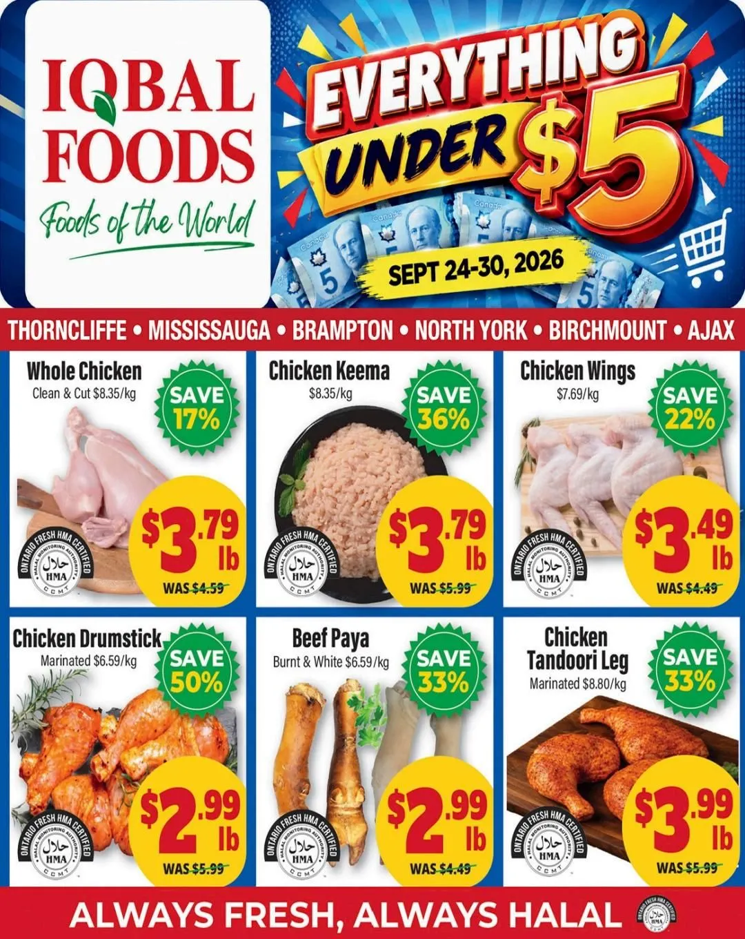 Iqbal Foods — 2026-09-24 from September 24 to September 30 2026 - flyer page 1