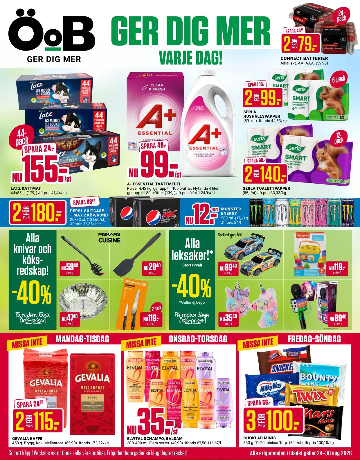 ÖoB — 2026-08-24 från 24 augusti till 30 augusti 2026 - Reklamblad sidor 1